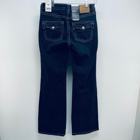 Levi’s Jeans Size 28x32 Women’s noughties Bootcut Distress A Low Rise Blue New - Picture 16 of 16